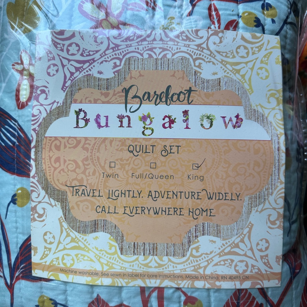 King size comforter set with pillow shames